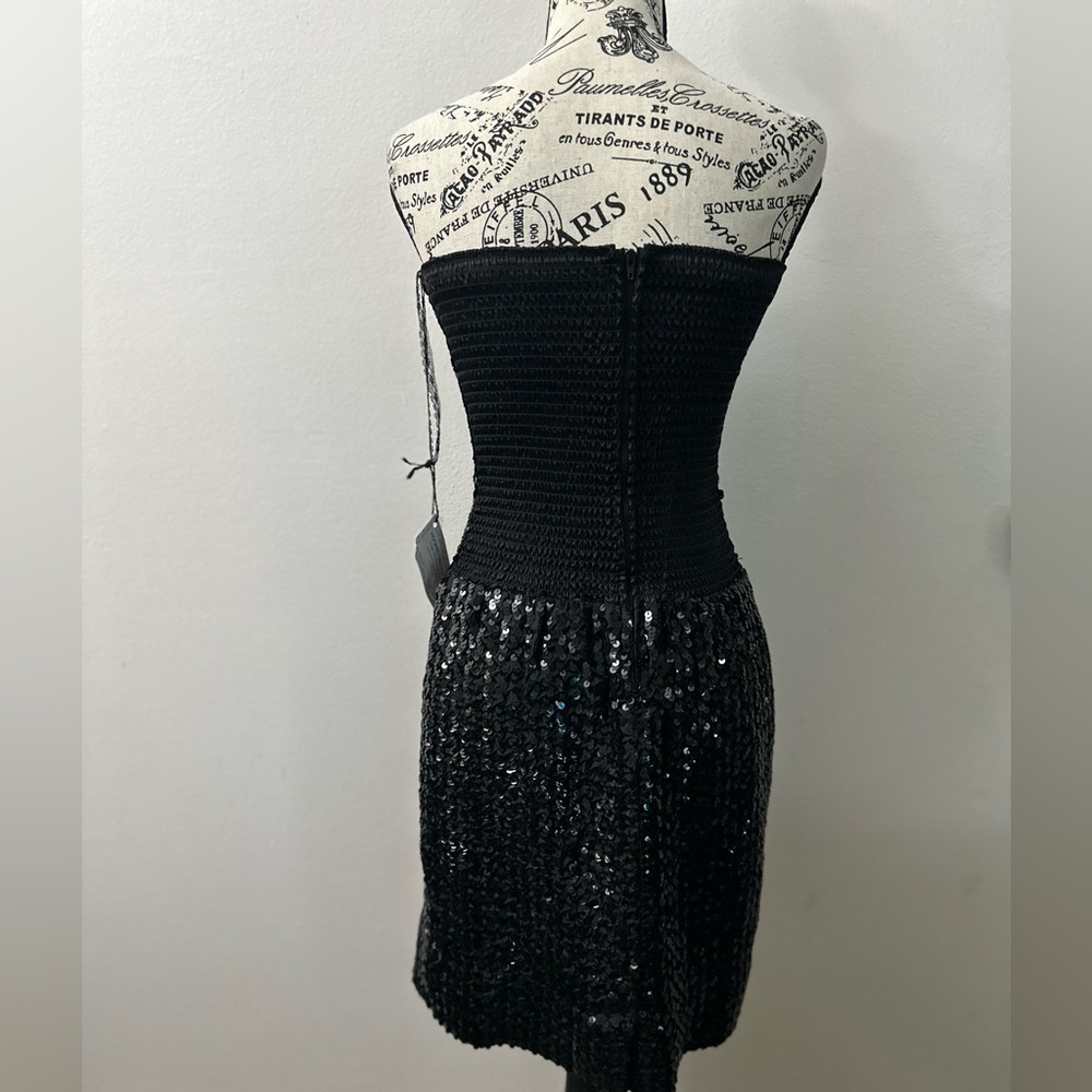 ✨ Strapless Sparkly Sequin Mini Dress | Party • Holiday • Date Night ✨ - Picture 3 of 12
